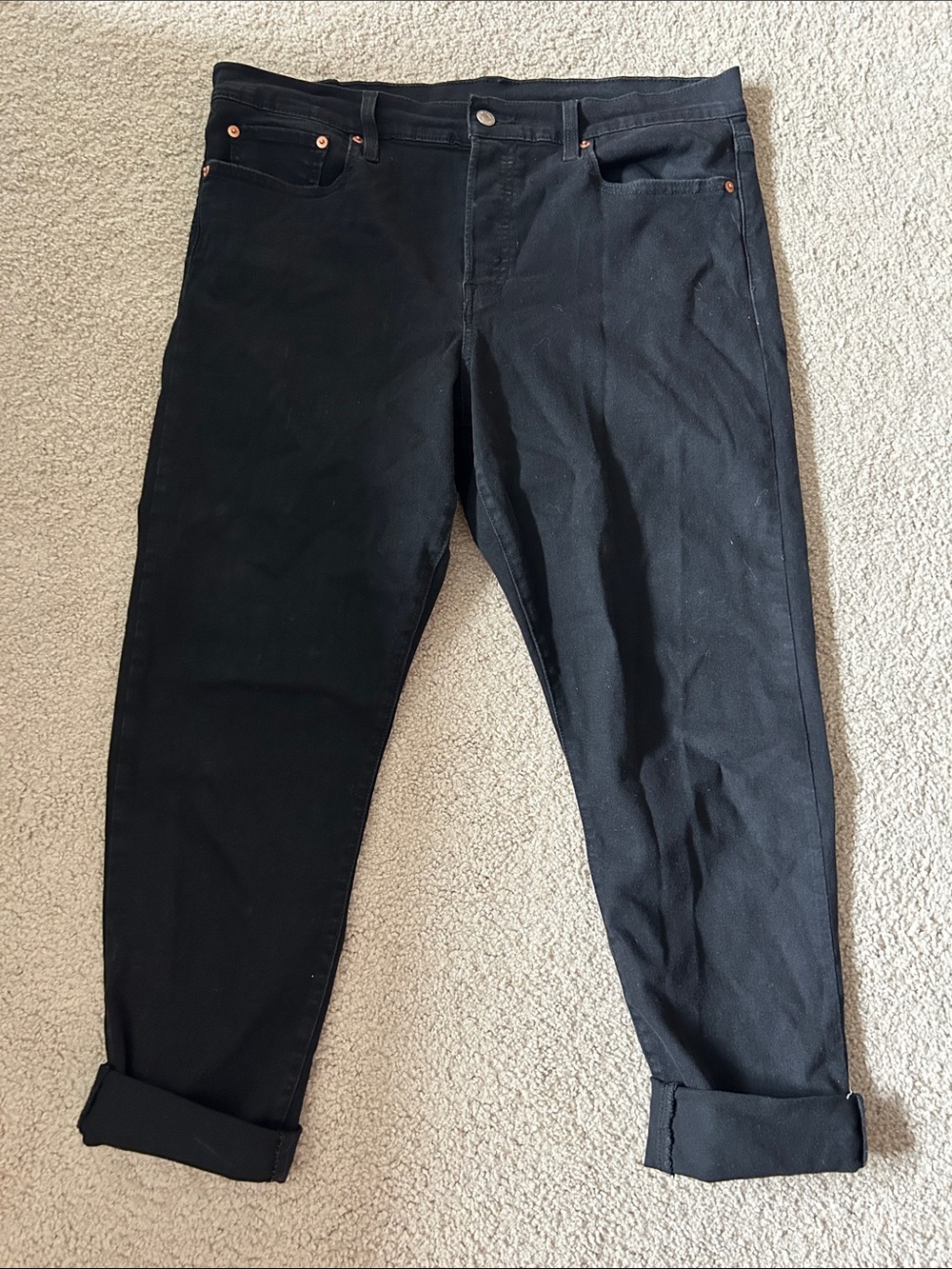 Levi's Women's Black Straight-Leg Jeans
